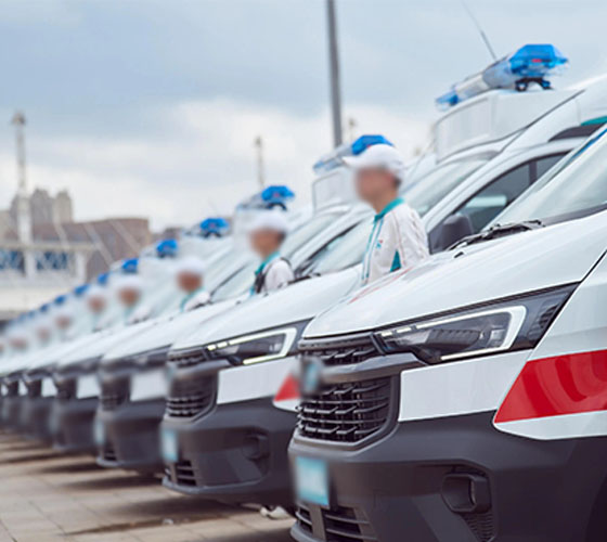 集贤县服务车队展示